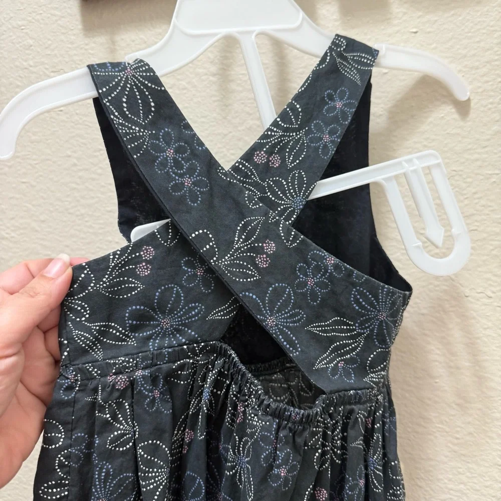 Toddler Girl Carter's 2-Piece Floral Tank & Short Set-4/4A black print NWOT